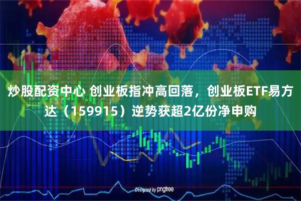 炒股配资中心 创业板指冲高回落，创业板ETF易方达（159915）逆势获超2亿份净申购